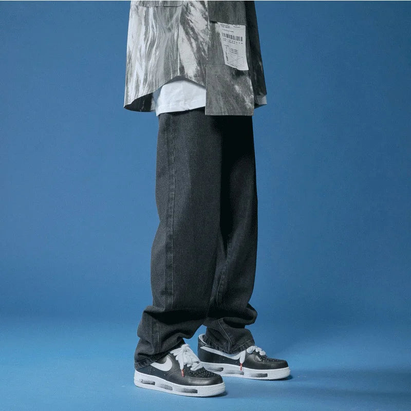 Mens Jeans Large Denim Jeans for Teens Trousers for Men Jean Baggy Pants Men'S Fashion Man Male Trendyol Streetwear Korean Men´S