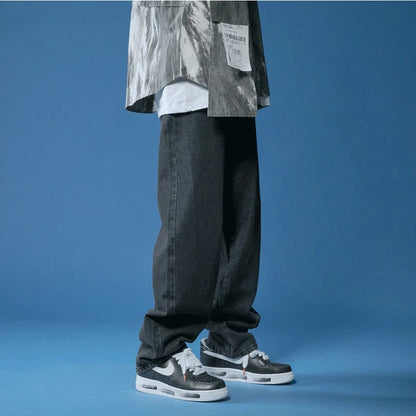 Mens Jeans Large Denim Jeans for Teens Trousers for Men Jean Baggy Pants Men'S Fashion Man Male Trendyol Streetwear Korean Men´S